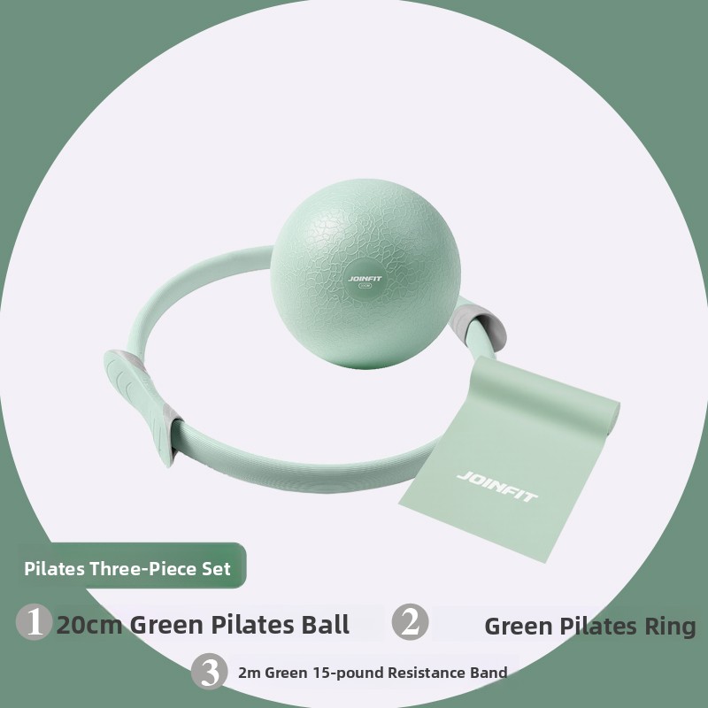 Pilates Yoga Combined - JOINFIT ピラティスセット 小さなボールとサークルバックトレーナー付き ヨガフィットネスコンビネーション ホームジム機器 コアストレングストレーニング
