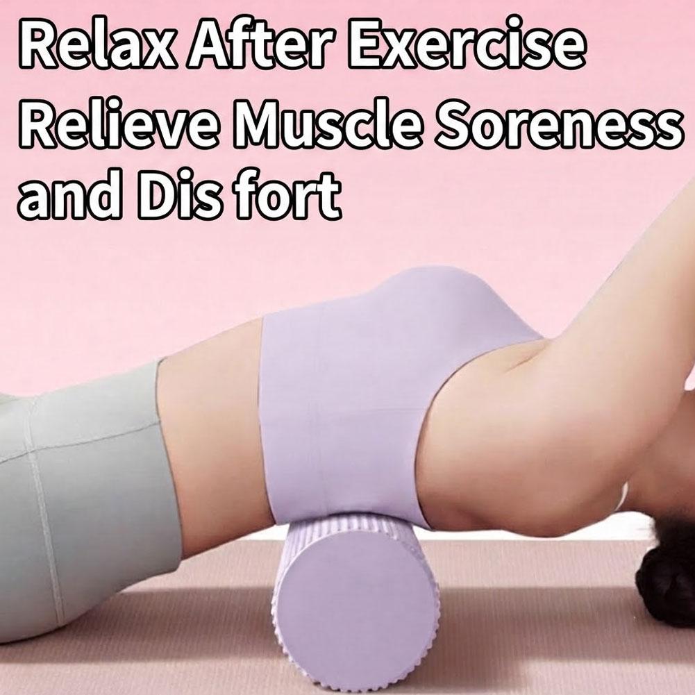 Pilates Yoga Reformer - ヨガフォームローラー EVA 高密度ヨガコラムローラー ピラティスフォームローラー エクササイズバックマッサージローラー ホームフィットネス機器