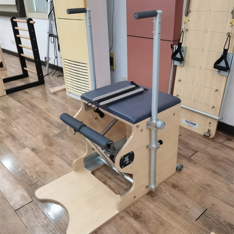 Pilates Yoga Reformer - YTYIN プロ仕様ホームジムセット | オーク材ピラティス・リフォーマー、ヨガ＆ワークアウト用ワンダチェア