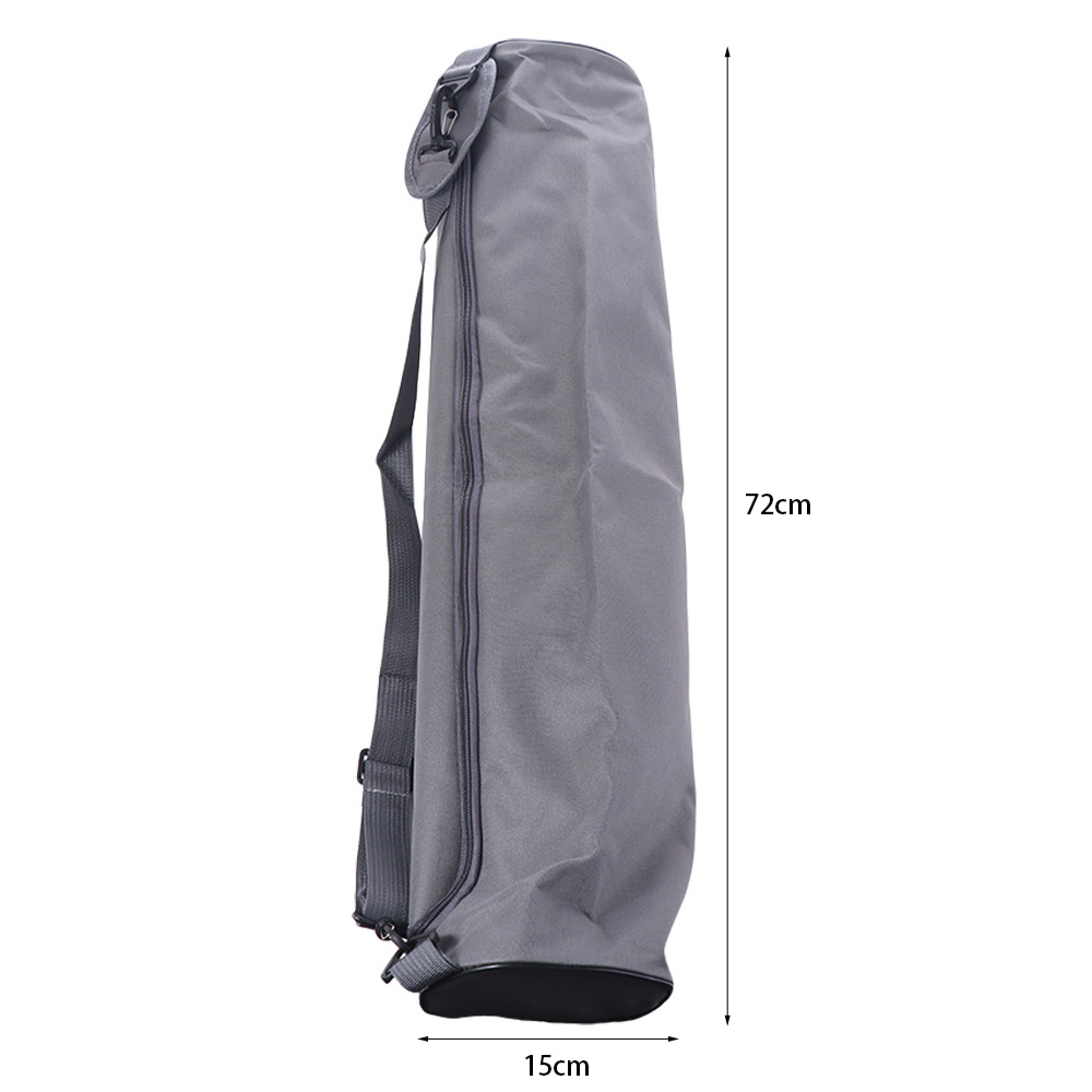 Pilates Yoga Bag - 厚みのあるヨガマットバッグ ダブルジッパー 折りたたみ式ピラティスマットバックパック 多機能収納 調節可能なストラップ スポーツパッドカバー
