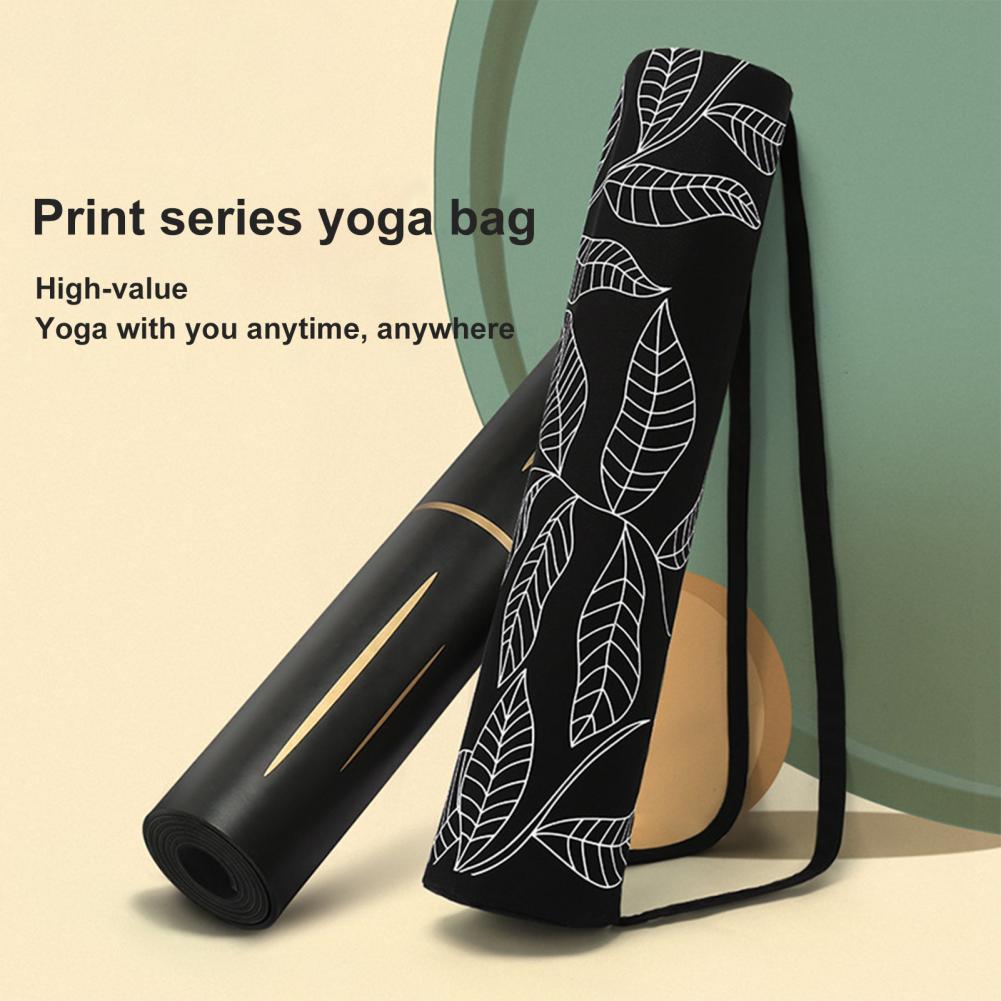 Pilates Yoga Bag - 防水ヨガバッグ,フィットネスバッグ,ワークアウトバッグ,ヨガバッグ,リーフプリント,バギー,ジムバッグ