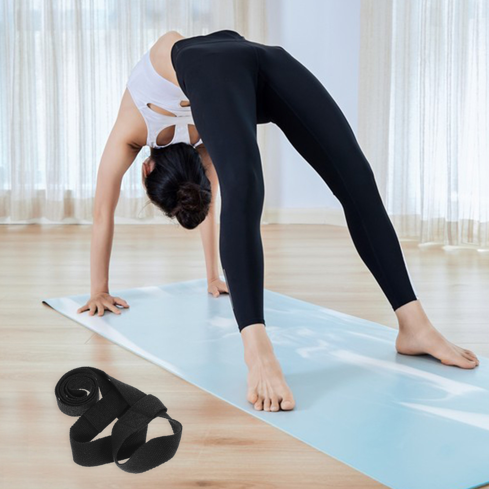 2 個のヨガマットスリングストラップ高耐久調節可能なキャリア - Pilates Yoga Classes のレビューと価格