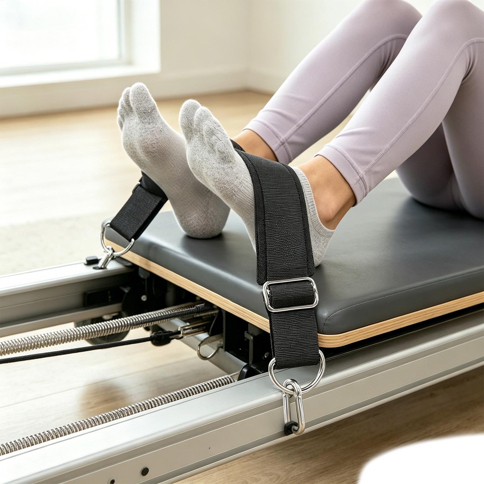 ピラティスフットストラップ厚みのある調節可能な滑り止め高耐久 - Pilates Yoga Reformer のレビューと価格