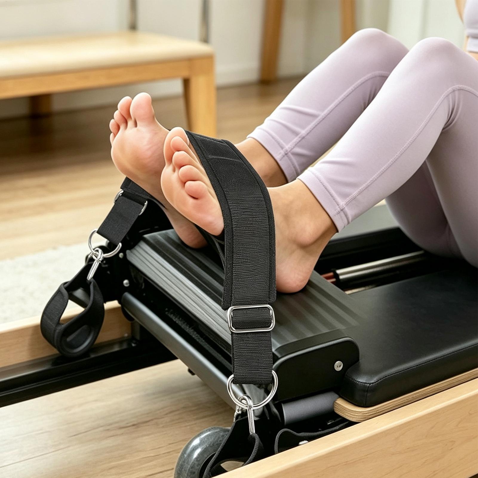 ピラティスフットストラップ厚みのある調節可能な滑り止め高耐久 - Pilates Yoga Reformer のレビューと価格