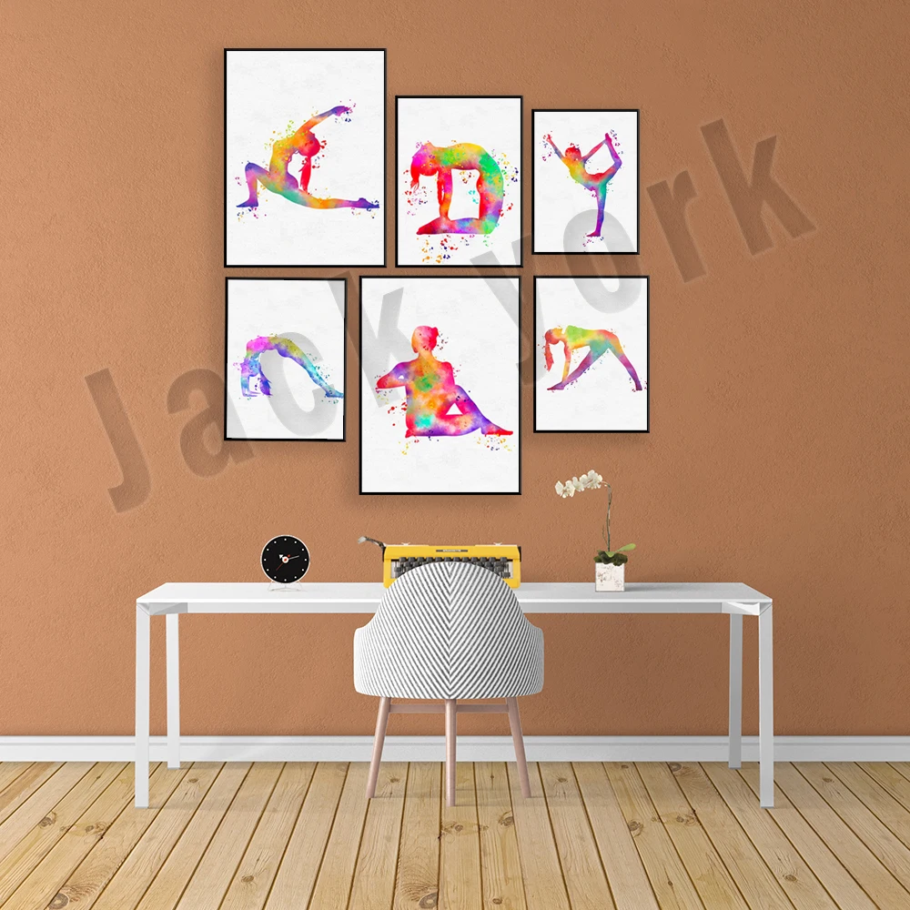 ダンスキングヨガプリント、女性ダンス、ピラティスポスター、ヨ - Pilates Yoga Combined のレビューと価格