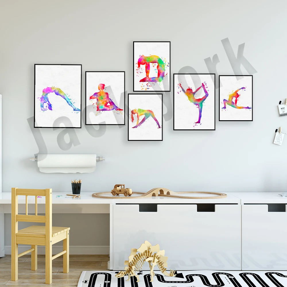 ダンスキングヨガプリント、女性ダンス、ピラティスポスター、ヨ - Pilates Yoga Combined のレビューと価格