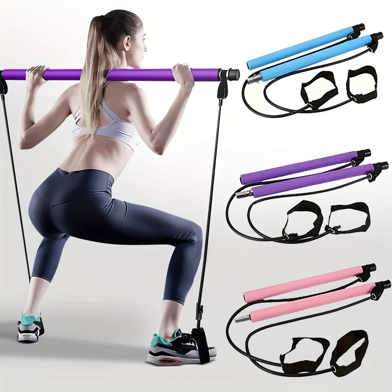 フィットネスバーヨガ胸部拡張テンションロープバックトレーナー - Pilates Yoga Combined のレビューと価格